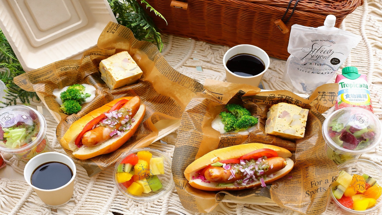 朝食バイキングから変更可能なモーニングピクニックBOX（イメージ）