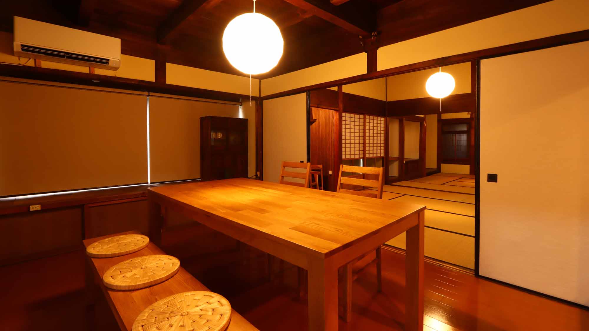 【古民家一棟貸し】昔ながらの懐かしい雰囲気は、長期のご利用でもゆったりとおくつろぎいただけます