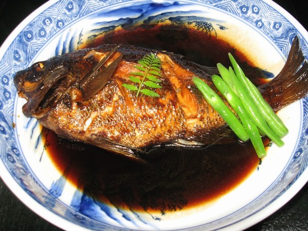 Ikan hitam rebus (Madinah)