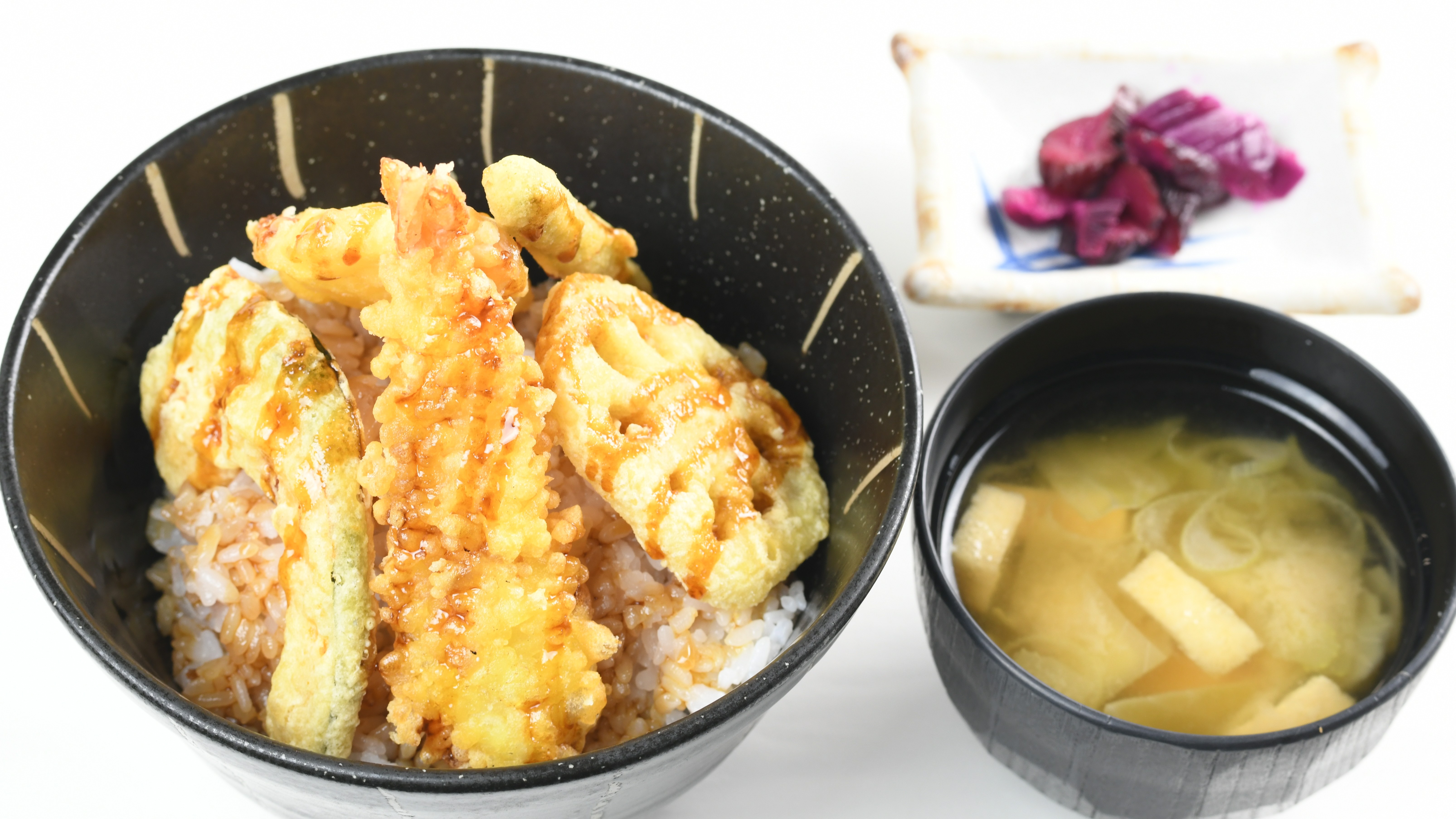 夕食メニュー「天丼」