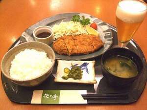 1泊2食プラン限定とんかつ定食♪