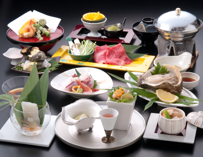 ★楽天トラベル限定★貸切露天風呂「槙の湯」付き◆山陰産旬の食材による「季節の会席」／個室食事処