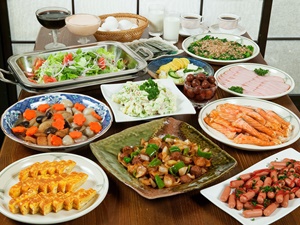 【２食付】セミダブル２名利用！カップルプラン／おまかせ夕食『松花堂弁当』・バイキング朝食