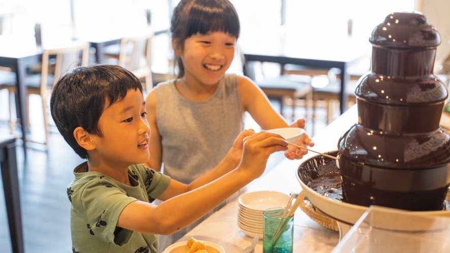 チョコレートはたっぷりが美味しいね！