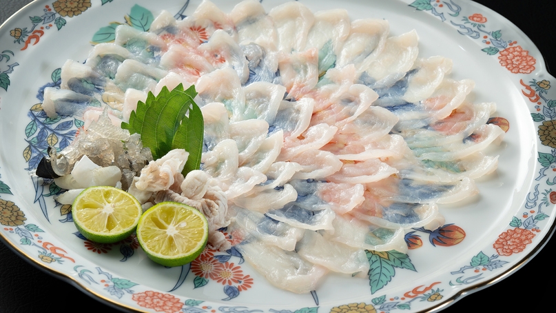 ■季節の創作会席■筑後の冬会席〜冬の味覚の王様、フグを堪能〜＜温泉付き和洋室＞