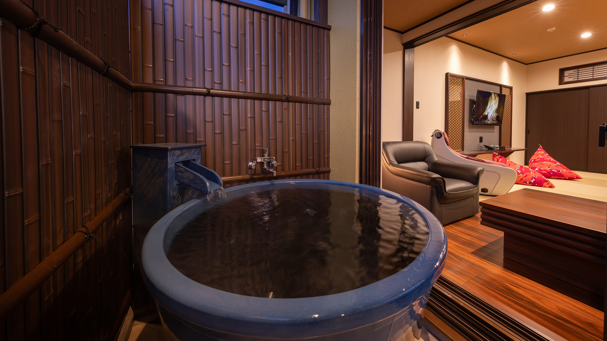 【リニューアル・悠然-yuuzen-】湯に癒される、贅沢な寛ぎのひとときを