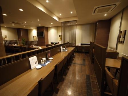 Restaurant counter seats