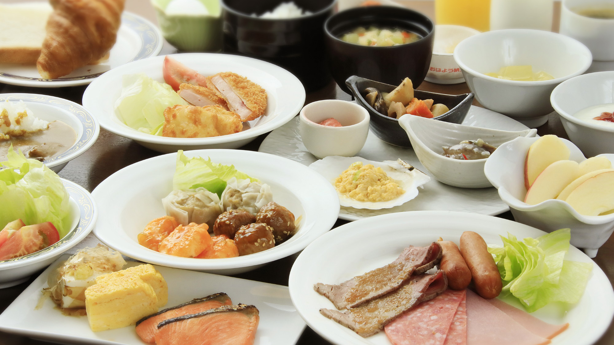 青森センターホテルの朝食バイキング