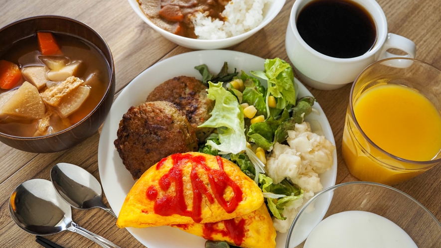 1日の活力に！ こだわりのバイキング朝食