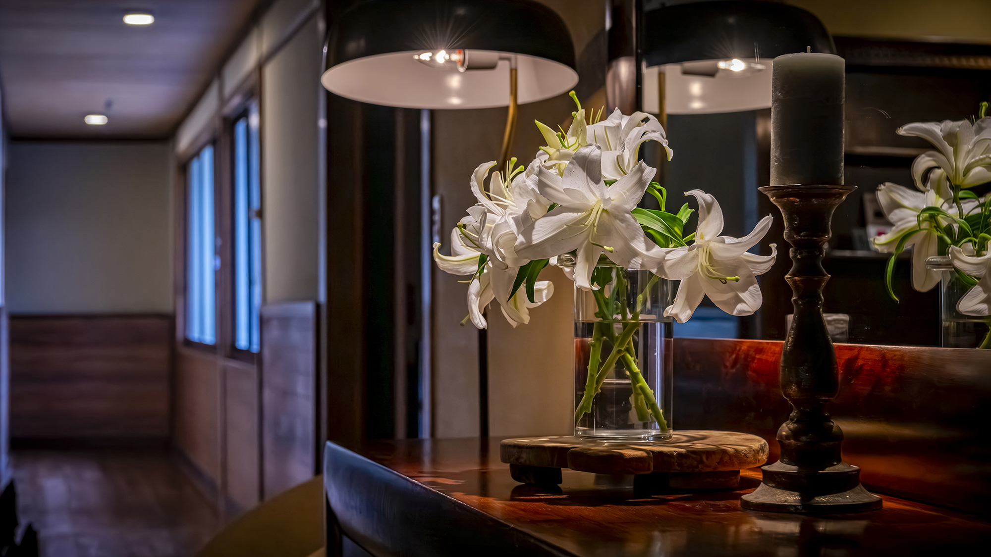 落ち着いた空間で、お寛ぎのひとときを