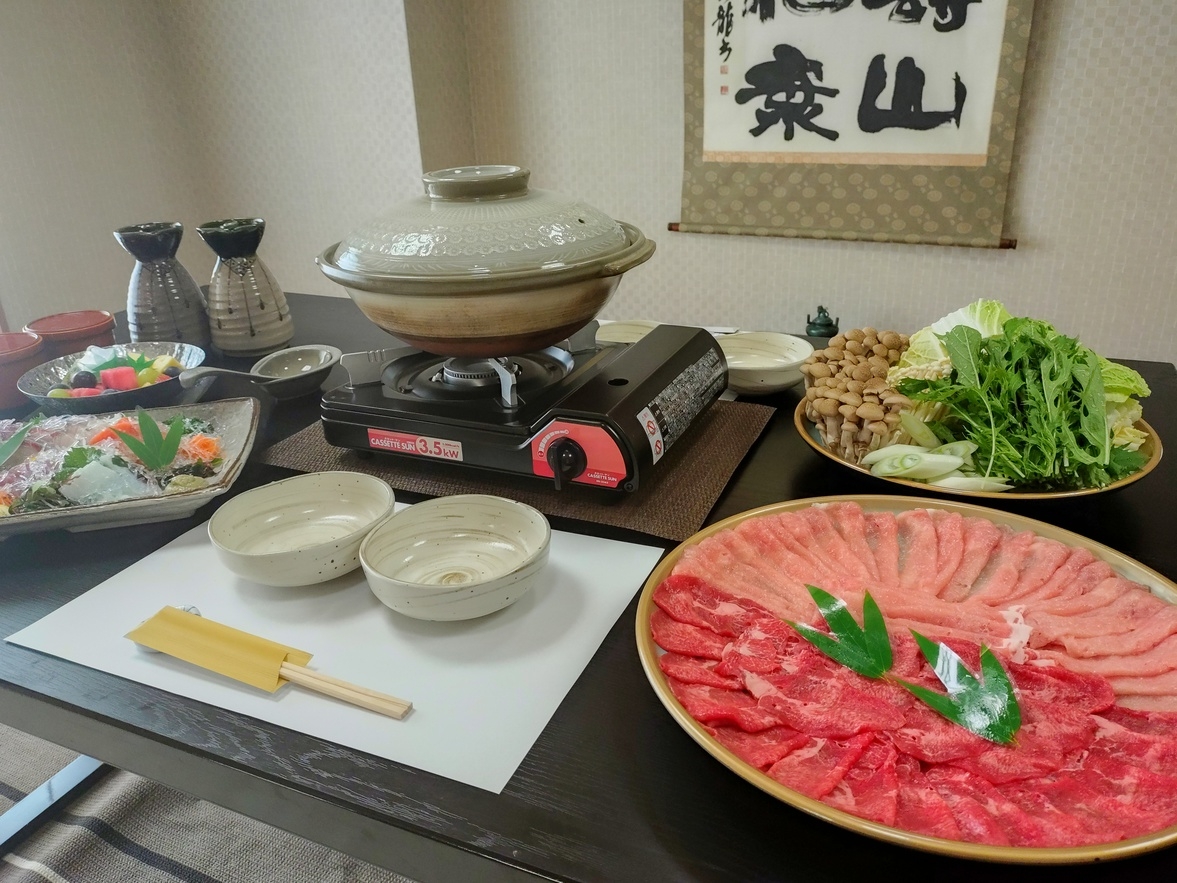 牛タン＆国産豚ロース♪贅沢しゃぶしゃぶ