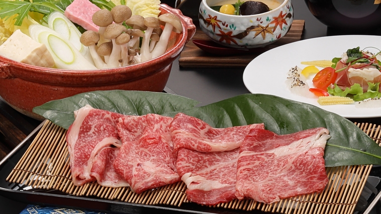 【楽天スーパーSALE】とろける旨みのしまね和牛をステーキとしゃぶしゃぶで堪能【しまね和牛会席】