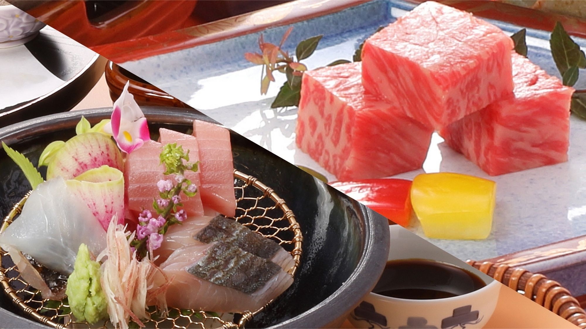 【先着順】お盆連休の超得プラン②ご家族旅行におススメ!夕食コースが選べる【夏の料理長一押し会席】