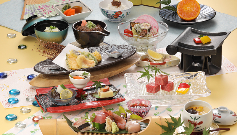 【さき楽60】超早期予約！季節の花心会席が「花舞会席」に料理UPグレードで最大3300円お得！！