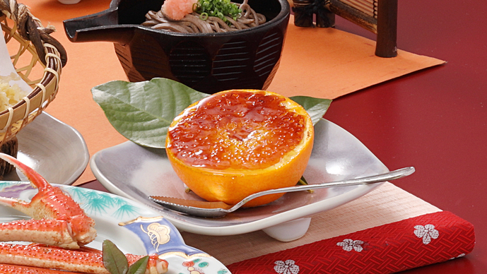 ≪料理長厳選コース≫白石家ワンランク上の特別料理【冬の花舞会席】和牛すき焼き鍋×ズワイ蟹半身