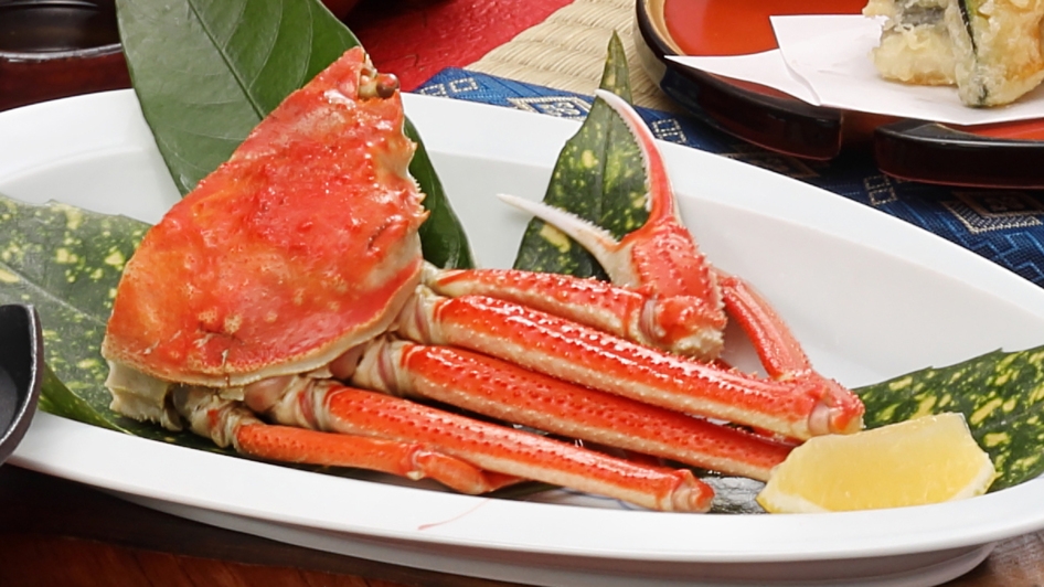 【楽天スーパーSALE】白石家の贅沢極み特選コース！島根和牛ステーキ×ズワイ蟹半身【冬の花暦会席】