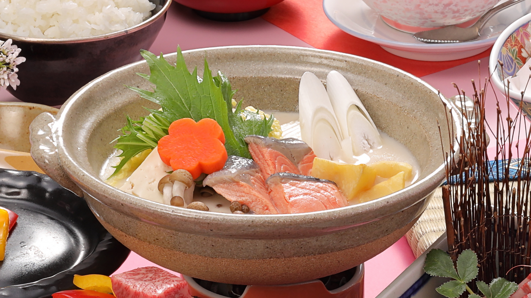 【春の花舞会席2026】銀鮭と白菜のクリーム煮