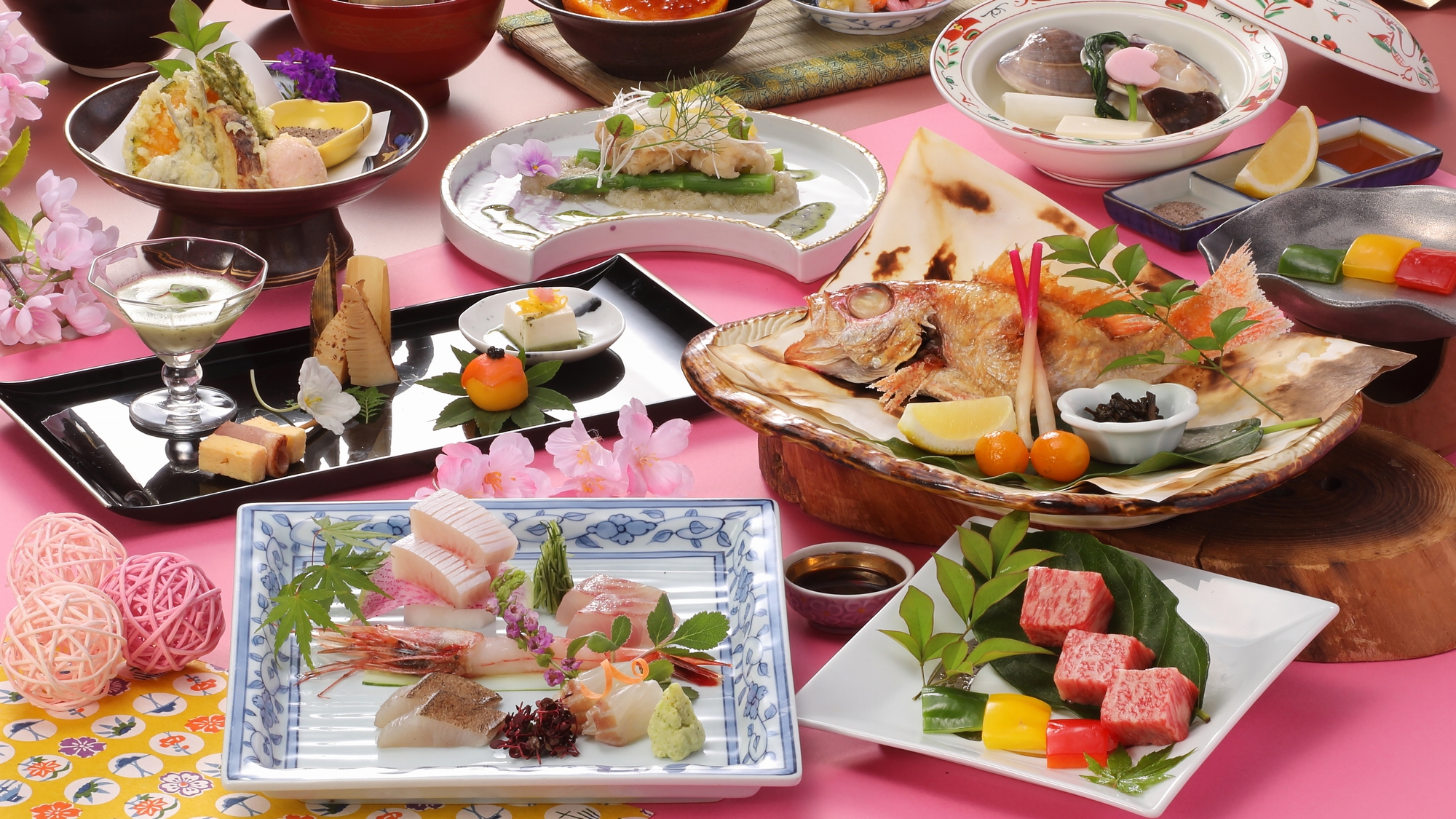 【春の花暦会席2025】白石家料理長拘りの特選会席
