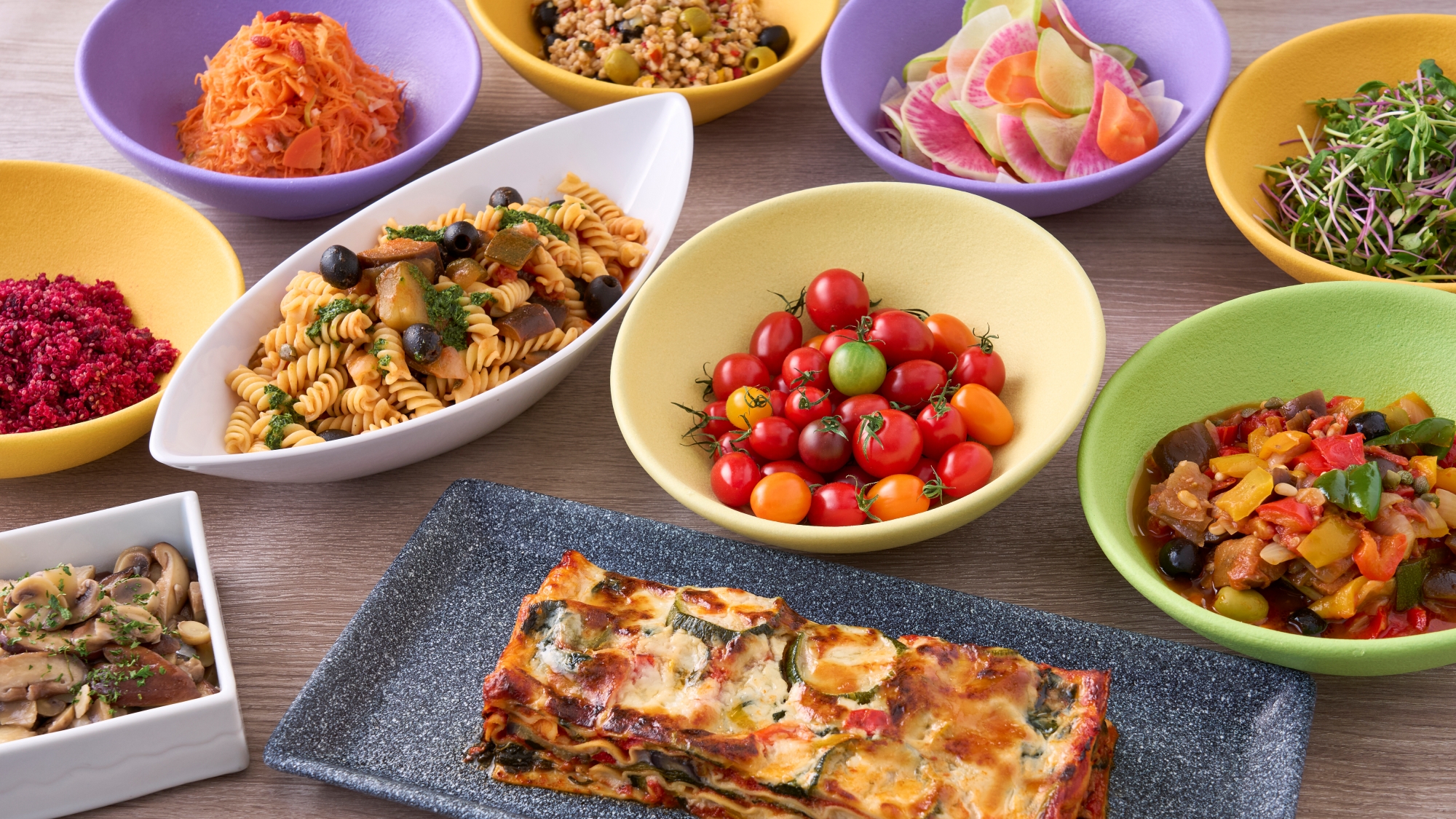 ＜Breakfast Buffet＞ベジタリアンメニュー集合