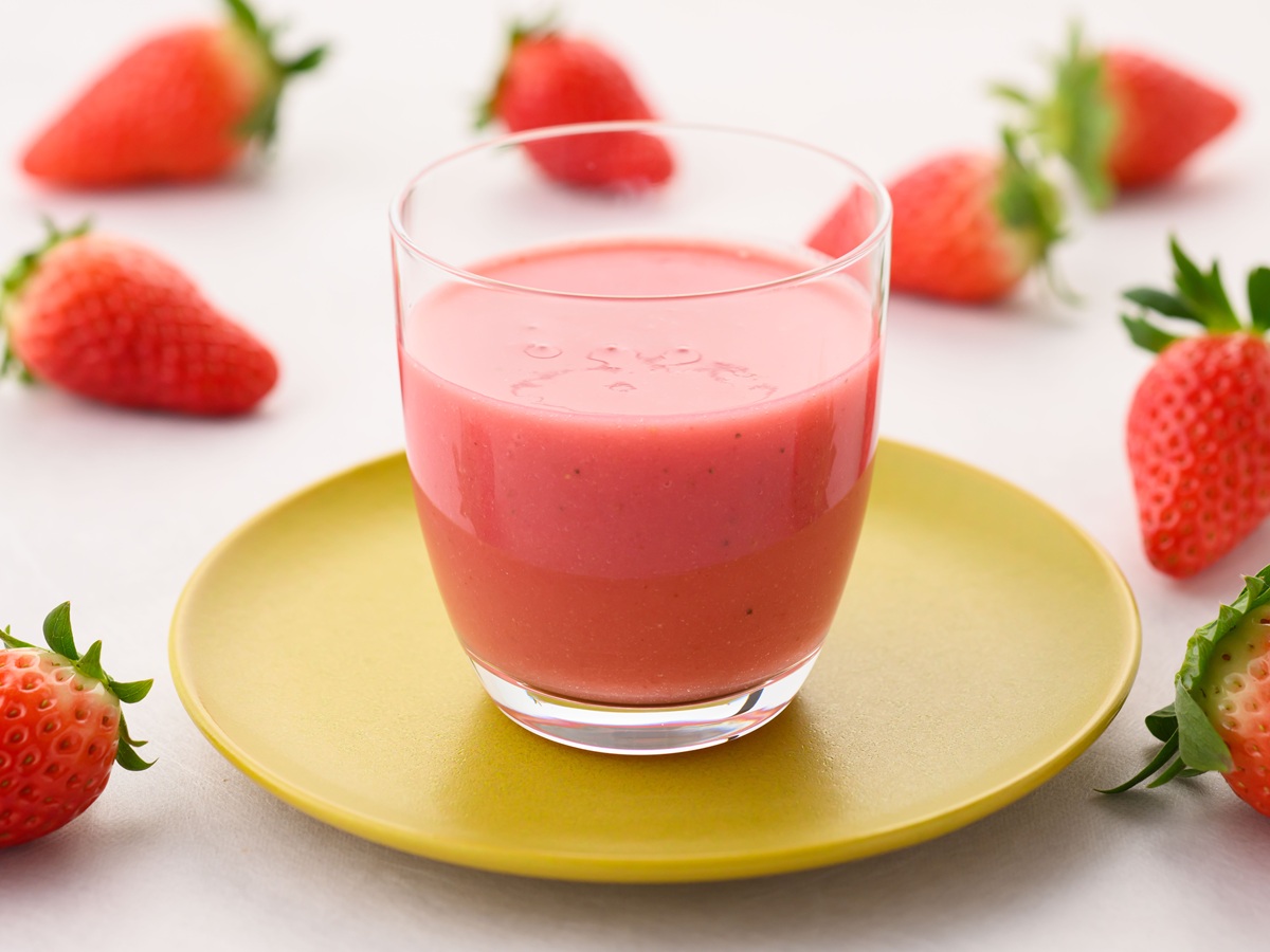 ＜Breakfast Buffet＞『いちごとバナナのスムージー』