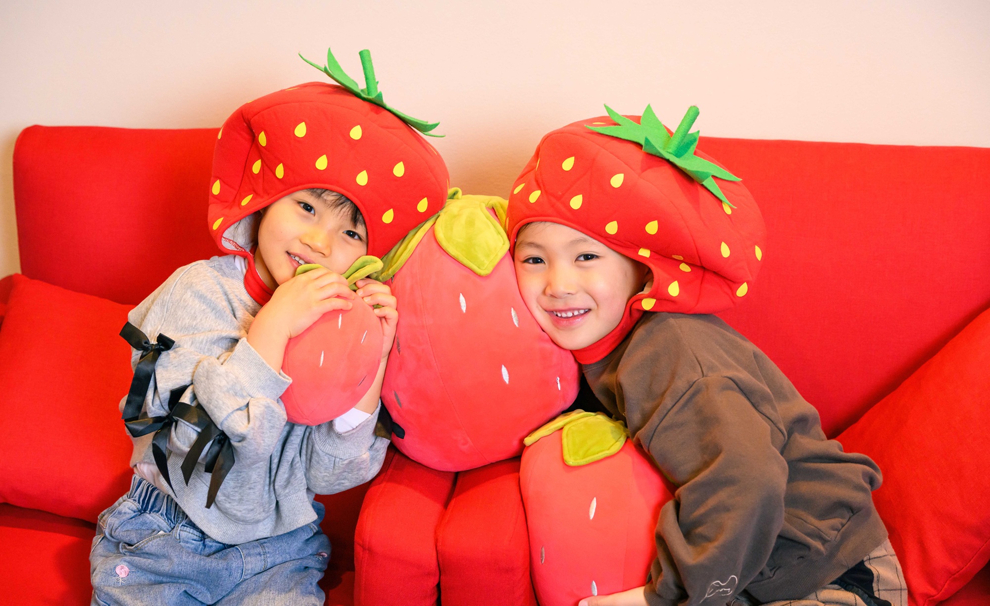 いちごのフォトスポット（期間限定）