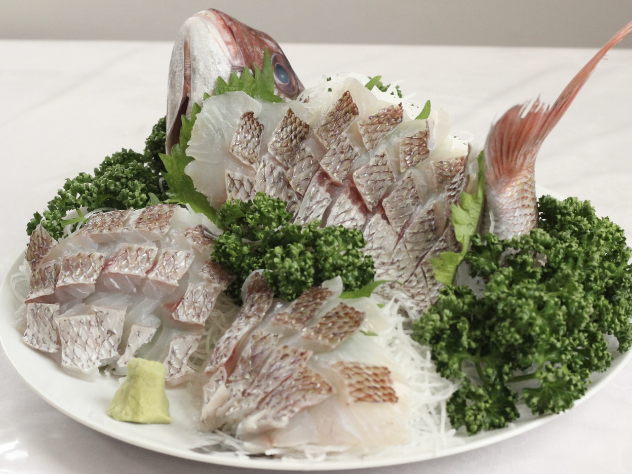 【１泊２食】〈地魚姿造り付き！〉地元食材満足プラン【本館】