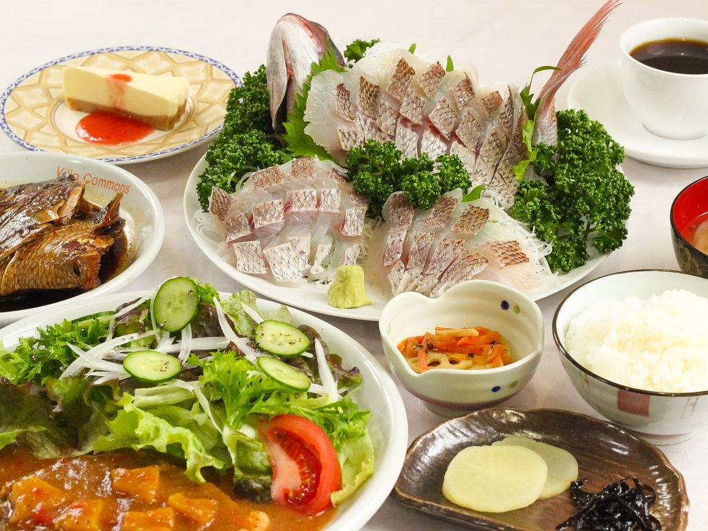 【１泊２食】〈地魚姿造り付き！〉地元食材満足プラン【本館】