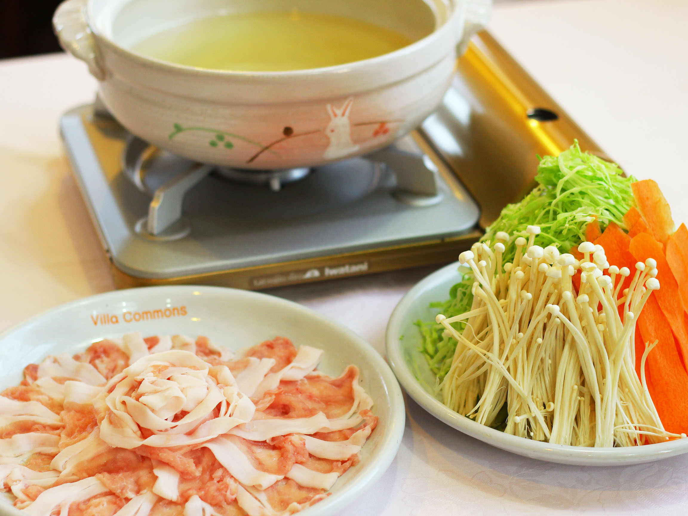 【２食付】【冬、銚子釣り金目鯛＆豚しゃぶ鍋】２名に１尾金目鯛姿造り＆千葉県産豚しゃぶ鍋【本館、別館】