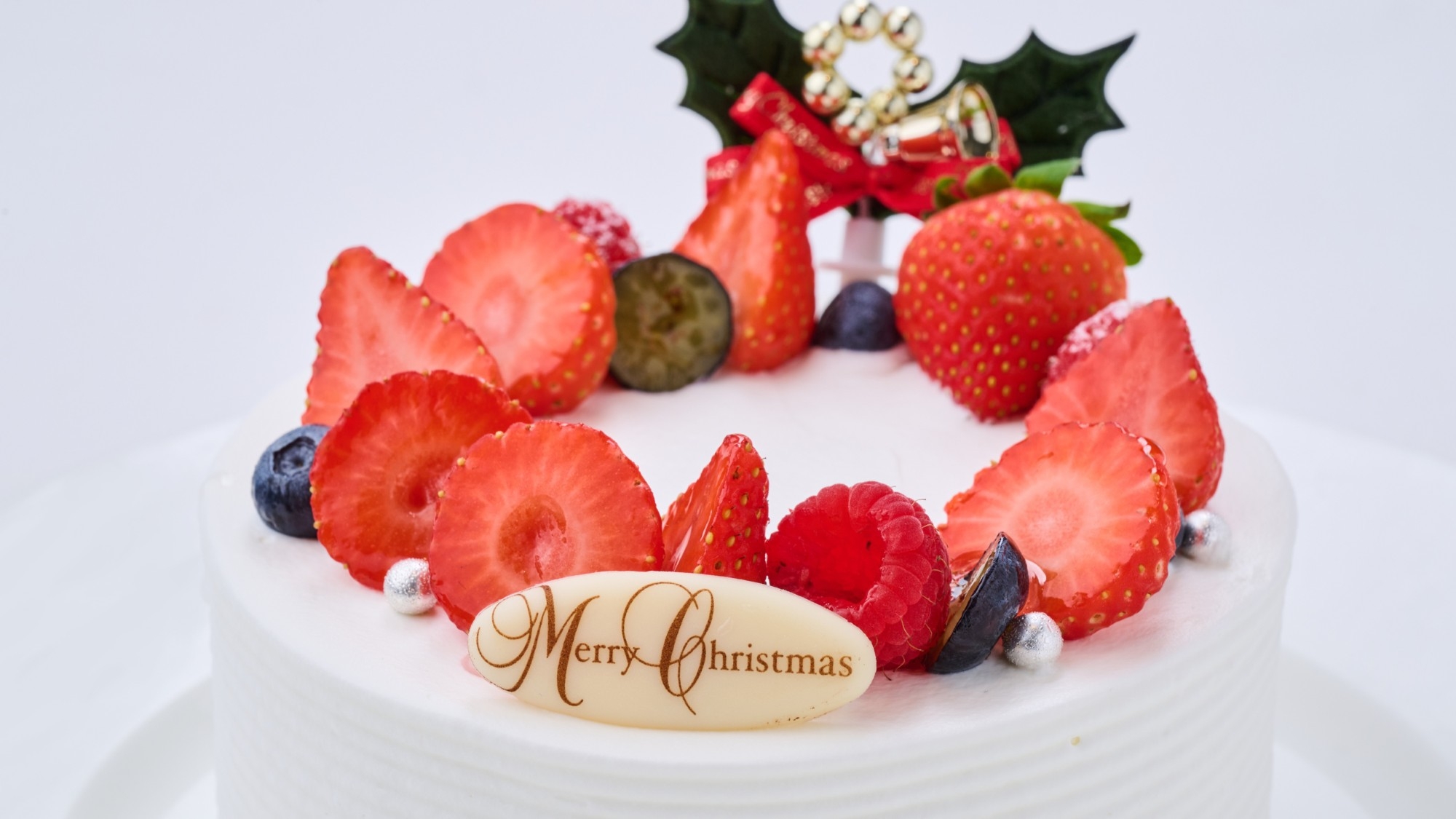 【お部屋で愉しむXmas】ホテルメイドのクリスマス・ホールケーキセット付き（食事なし）