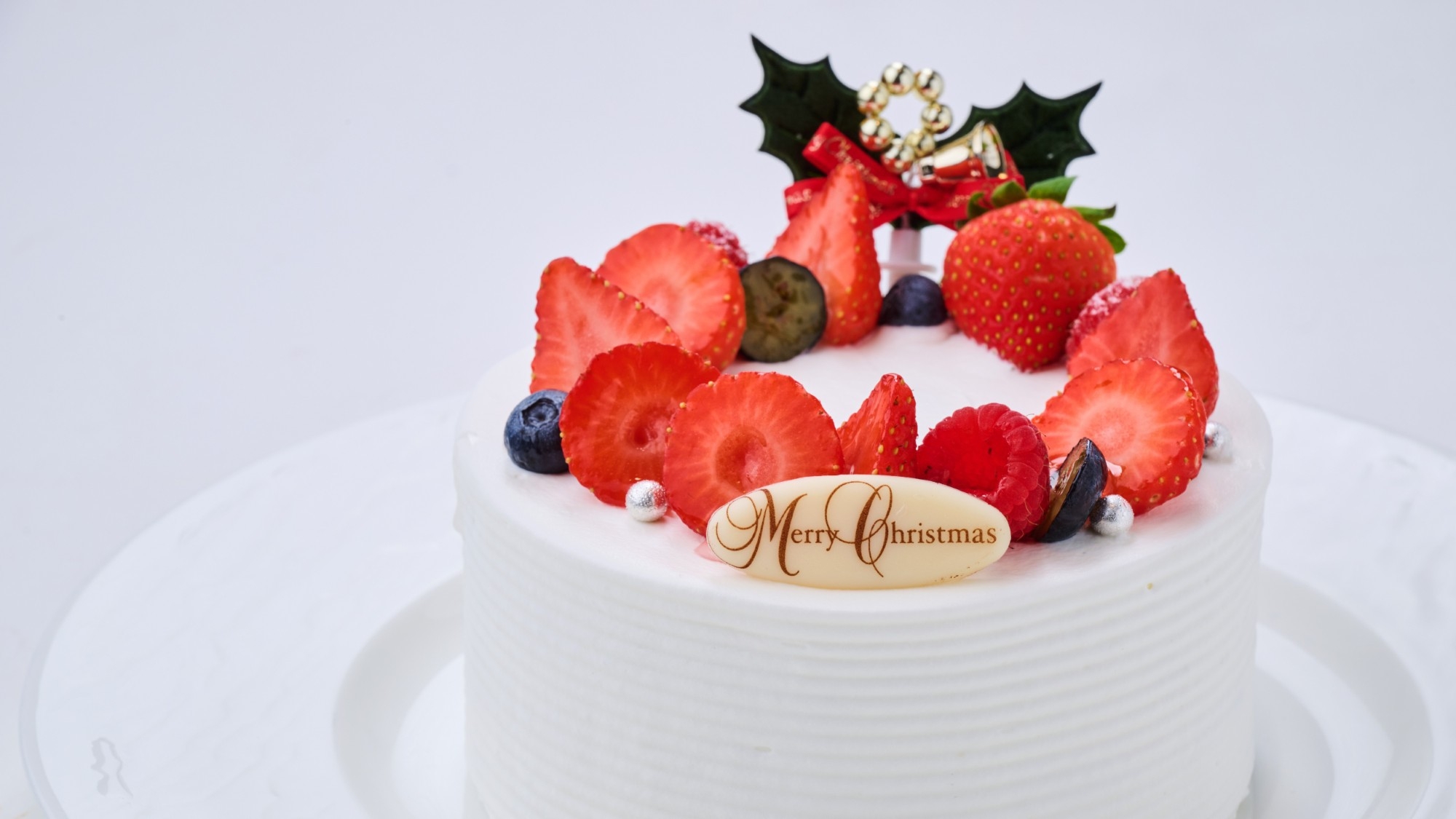 【お部屋で愉しむXmas】ホテルメイドのクリスマス・ホールケーキセット付き（食事なし）