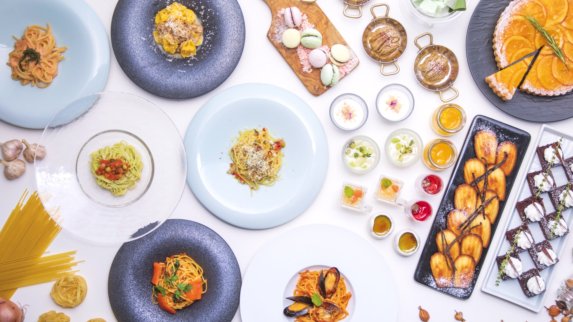 【Wine＆Dining The Orange】パスタとリゾットを愉しめるランチオーダービュッフェ