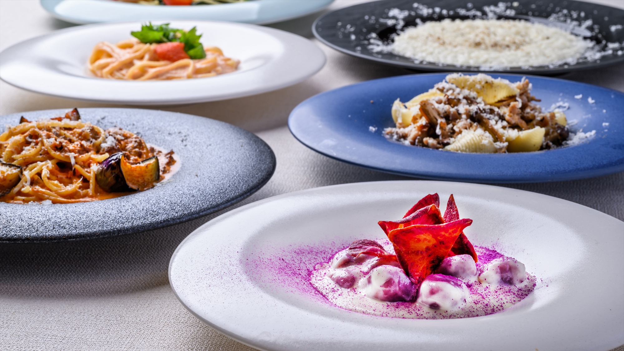 【Wine＆Dining The Orange】パスタとリゾットを愉しめるランチオーダービュッフェ