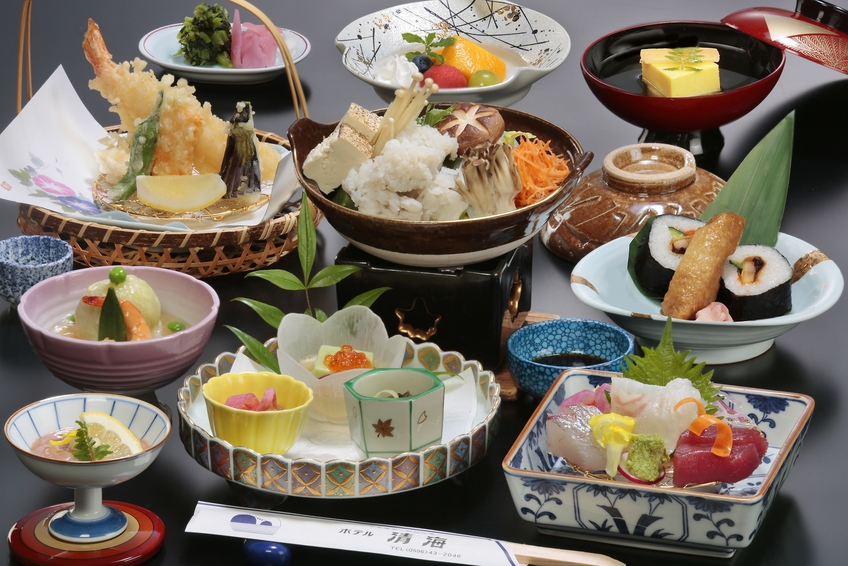 ※全室禁煙※お造りはおひとり様六種盛り（伊勢海老含）！海側客室＆もちろんアツアツ天ぷら付き