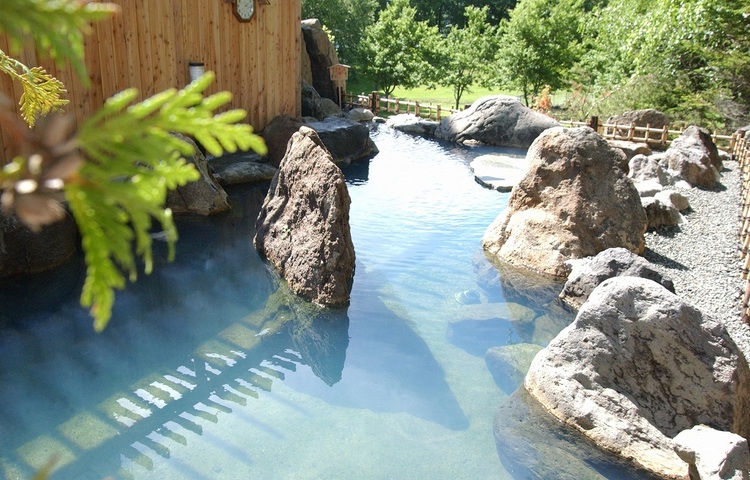 Open-air bath up