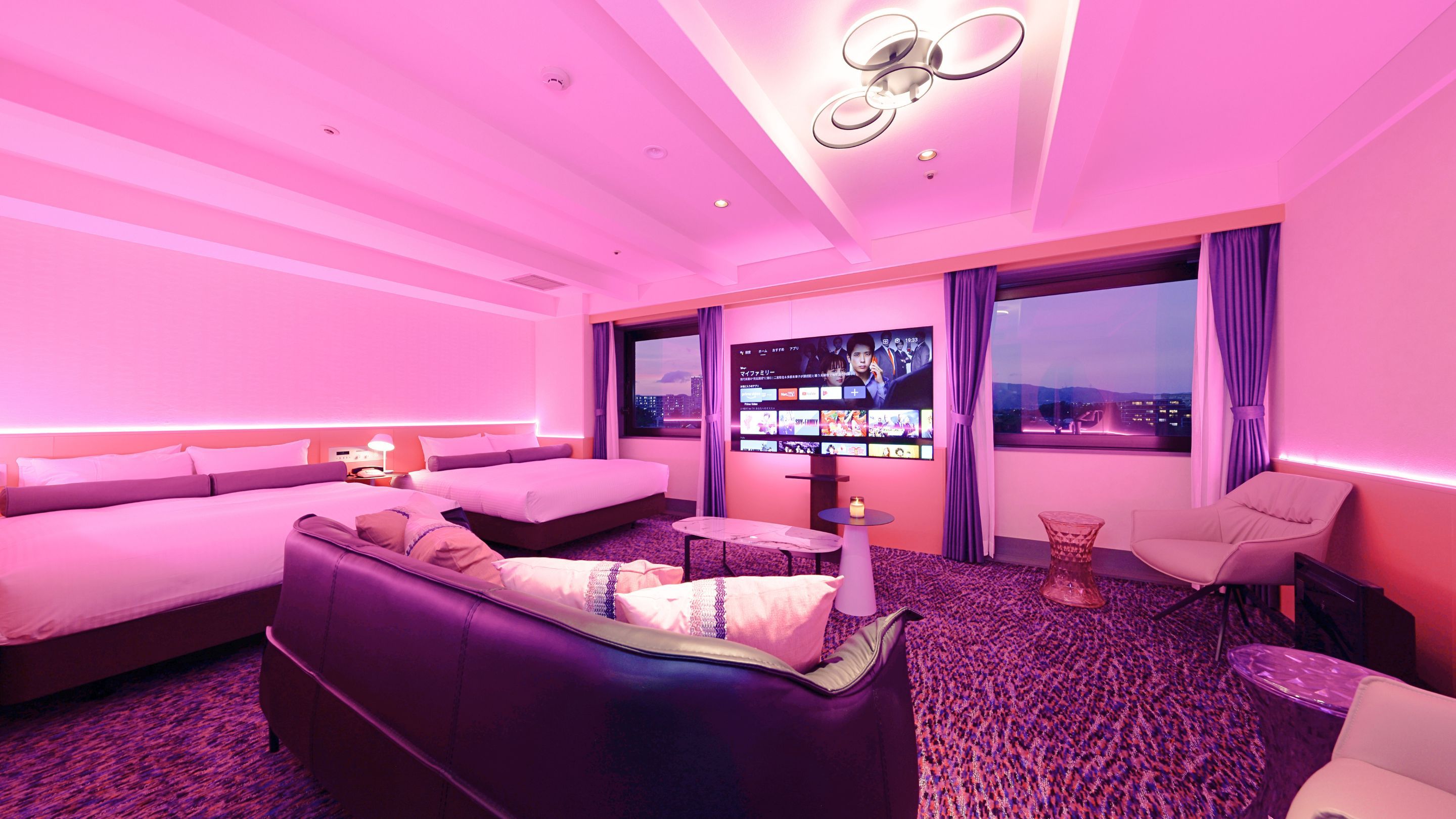 デラックスツインルーム（禁煙）【1〜4名利用】39平米