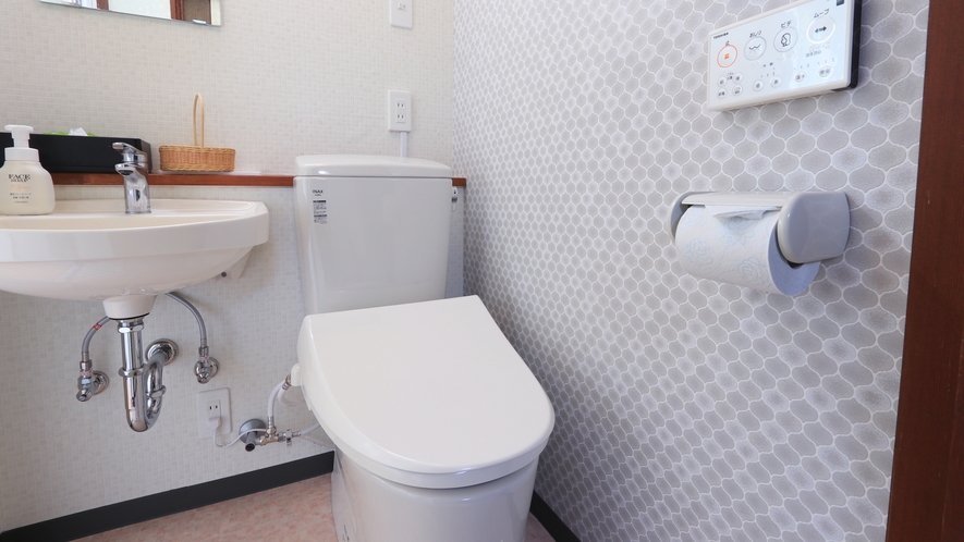 【6畳×6畳バストイレ付】トイレはウォシュレット