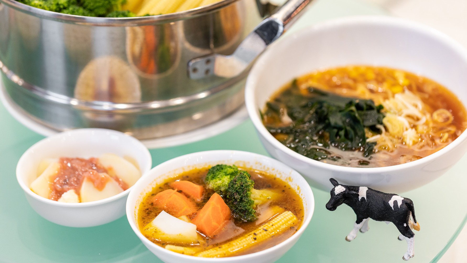 朝食スープカレーラーメン