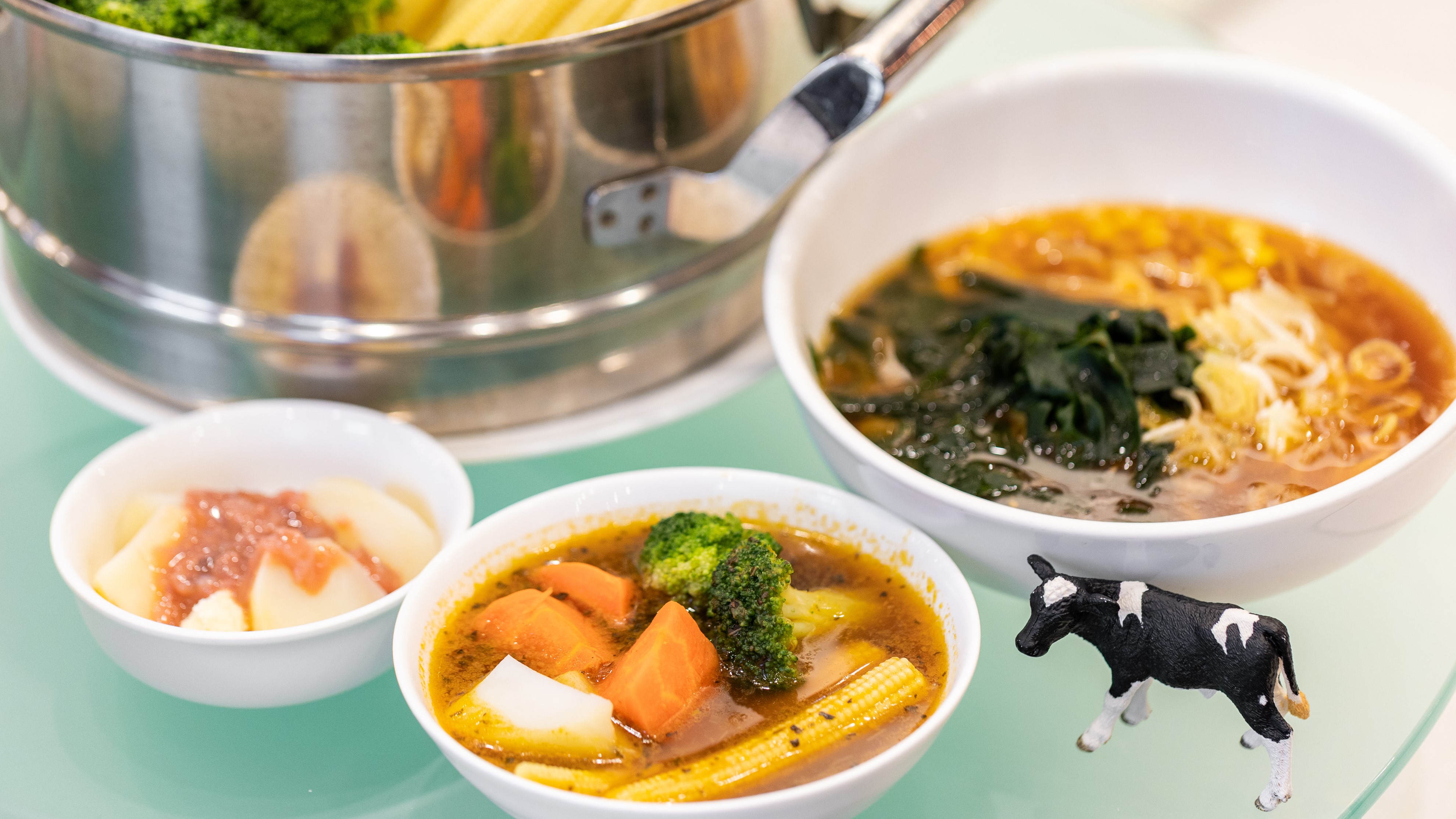 朝食スープカレーラーメン