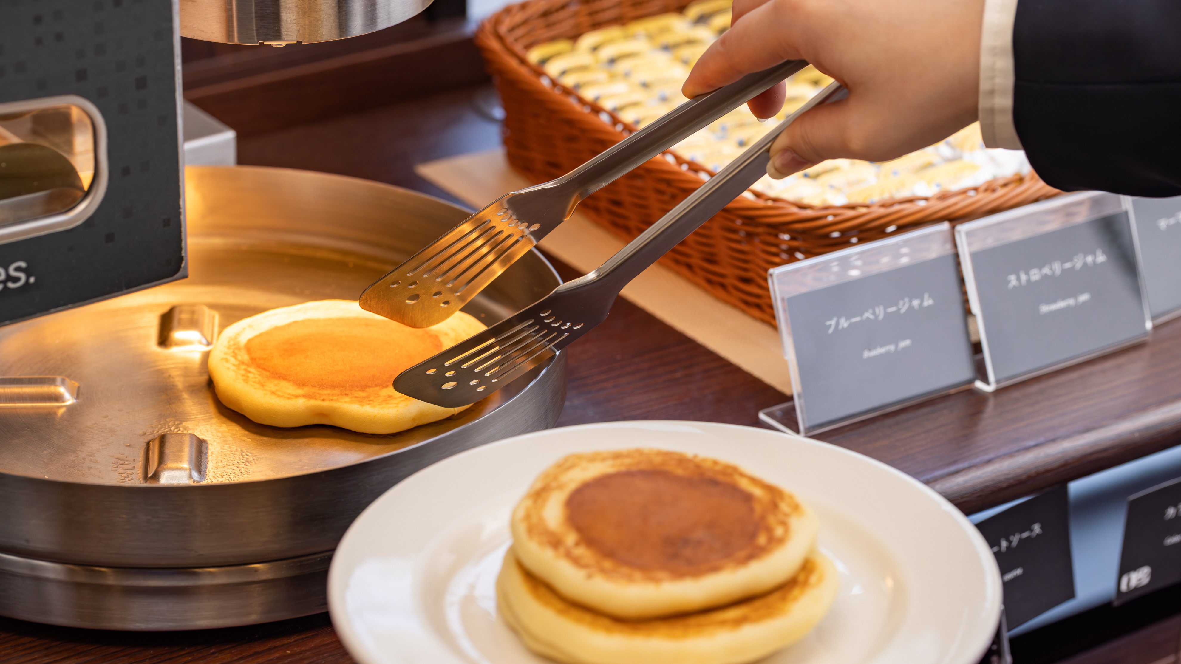 出来立てパンケーキ