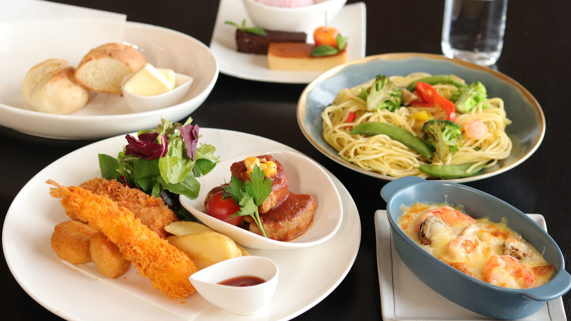 小学生のご夕食/洋食セットメニュー一例