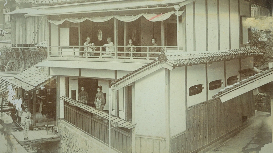 江戸時代には宿場町として栄えた有福温泉