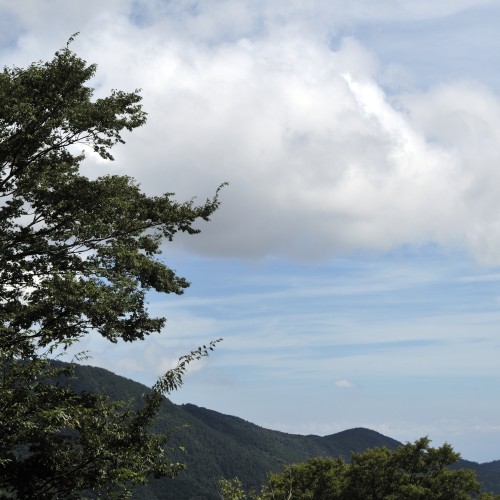 外輪山の景色を露天風呂からご覧になれます。