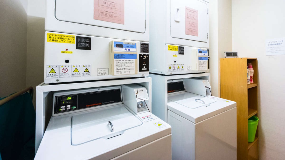 洗剤無料設置だから長期の宿泊でも安心♪
