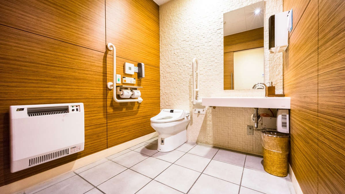 1階共用トイレはバリアフリー仕様です