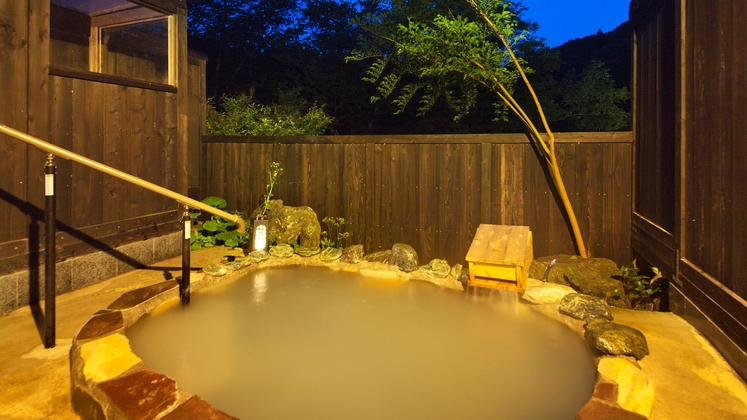 【楽天スーパーSALE】20％OFF≪露天風呂付客室≫大自然でプライベート空間を楽しむ。