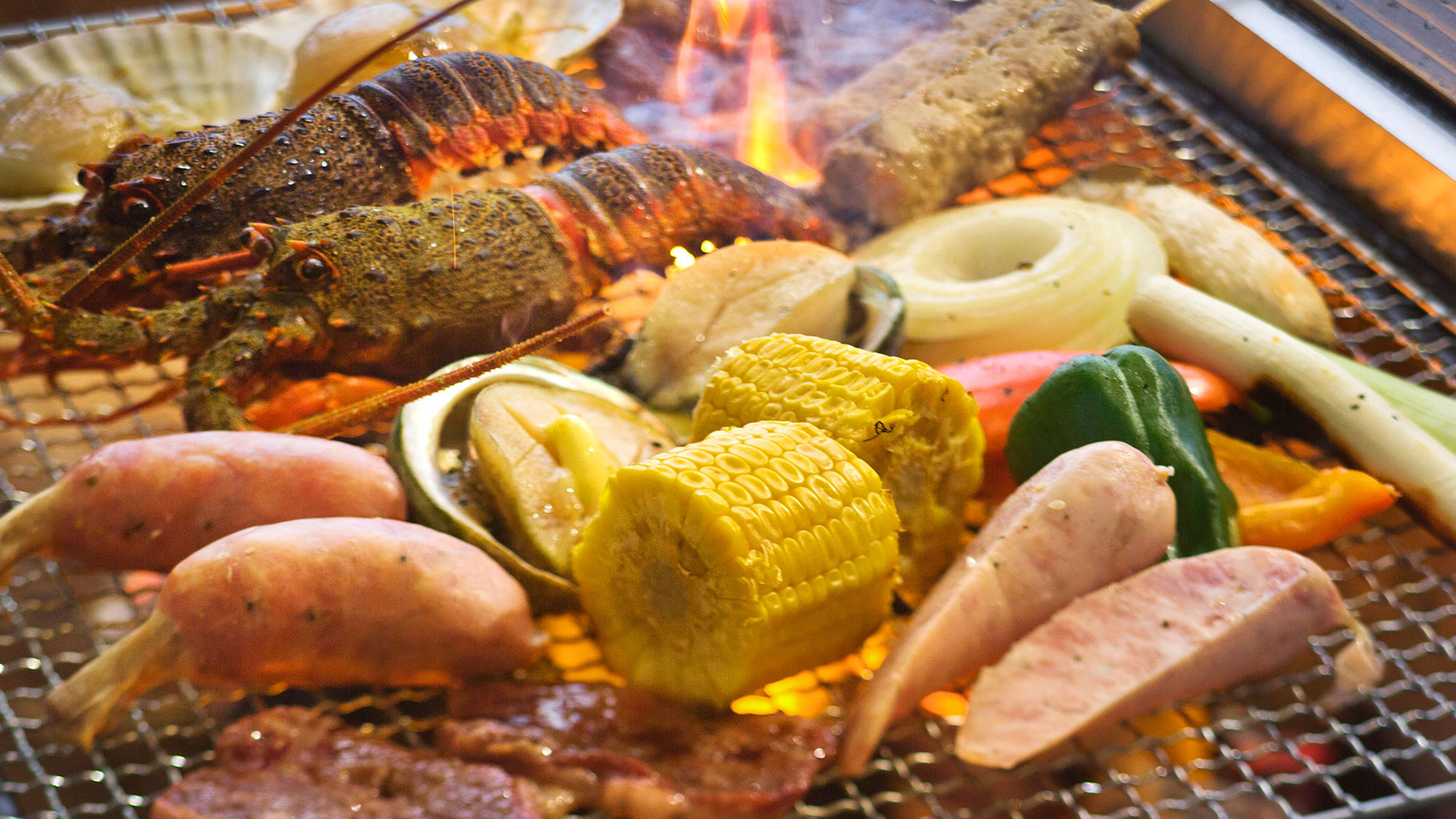 【本館客室・炉端焼き】冬の味覚を本格炉端焼きで堪能（炉端基本コース）