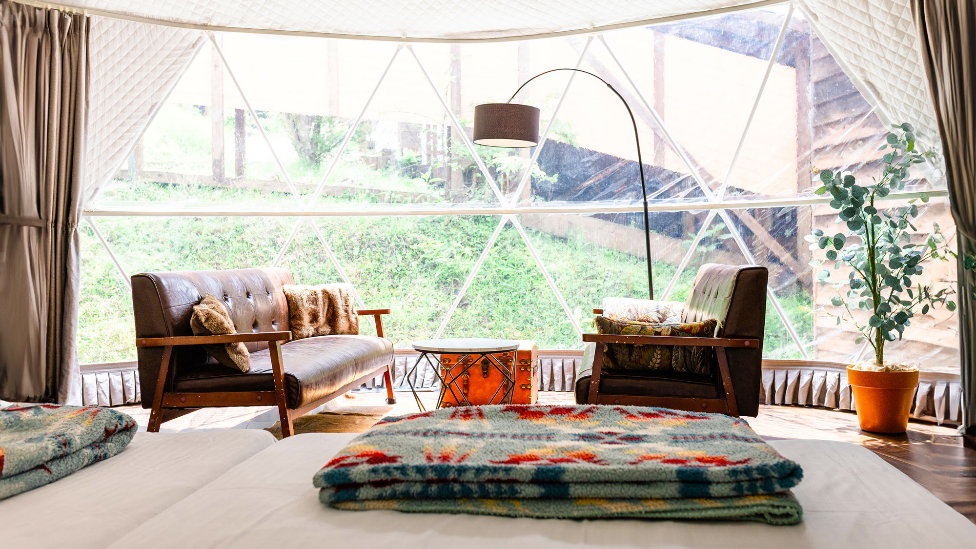 ■2023年OPEN｜スイートドームテント■心擽るインテリアに囲まれテンションも上がります♪