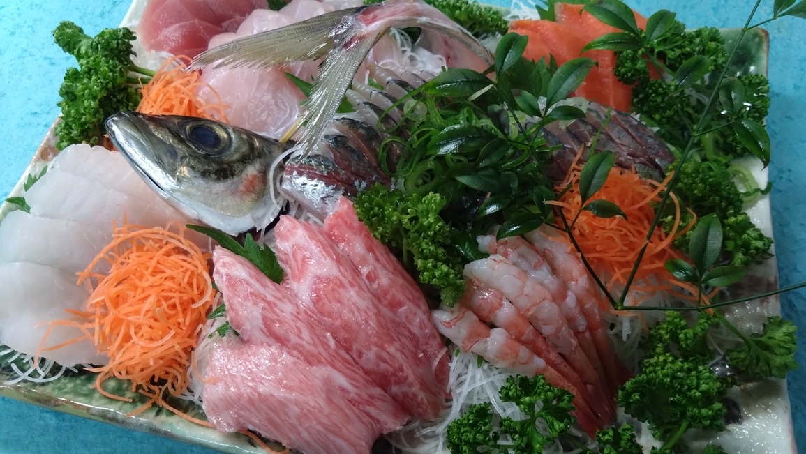 【1泊２食付/禁煙室】瀬波温泉民宿 実績No.1！ お刺身盛合わせ控えめプラン