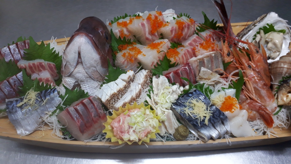 【限定企画】日本海の幸お刺身海鮮舟盛りプラン