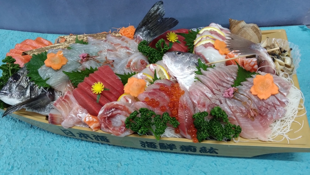 【1泊２食付/禁煙】当店一番人気の舟盛り日本海の幸プラン